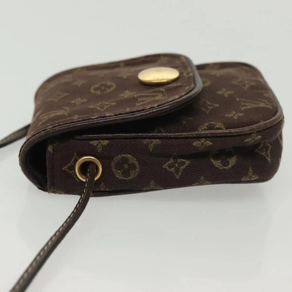 LOUIS VUITTON Monogram Mini Pochette Cancun Pouch Brown M95313 LV Auth 141685 - Picture 7 of 16
